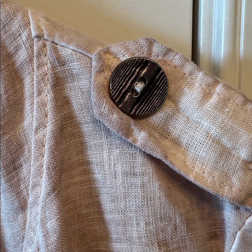 Women's Light Pink Utility Jacket with Button Front - Picture 5 of 6